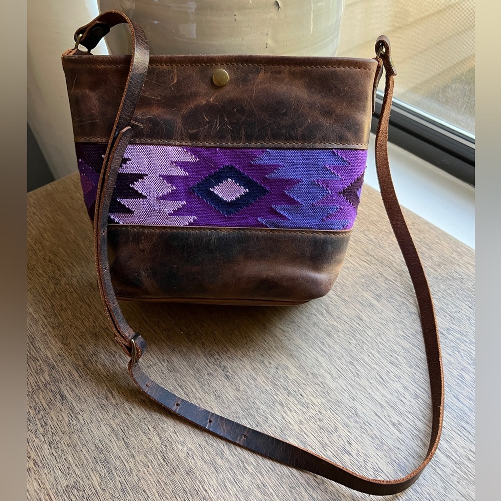 Vintage Bohemian Leather Crossbody Bag